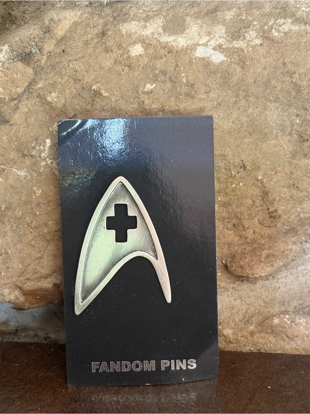 Star Trek Medical Delta Fandom Pin - Silver Tone - Star Trek Discovery